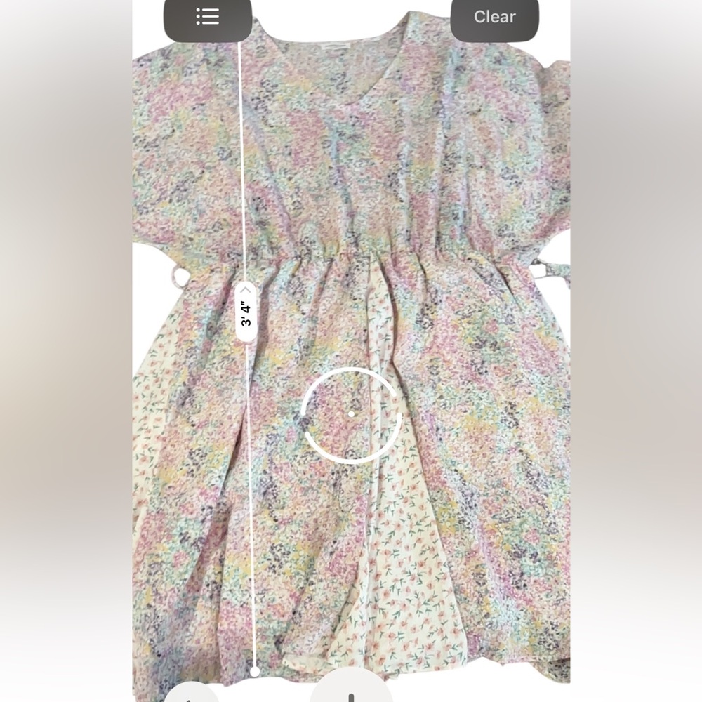 Chic Soul Floral Lightweight Dress, 2XL - Picture 12 of 12